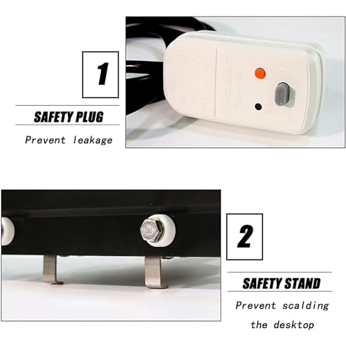 550W Hand Held Crimp Sealer, Portable Heat Crimper Sealer Heat Seal Bag Sealer Sealing Machine, Foil Bag, Cellophane Bag, Kraft Pap - Thumbnail 3