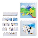Puzzle Animales: Este pequeño puzzle para niños tiene 2 patrones diferentes: patos y pingüinos. De esta manera, los niños pueden aprender nuevos conocimientos y conocer varios animales mientras juegan. Puzle educativo disponible en dos tamaños: 8 y 14 piezas.