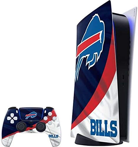 Skinit Decal Gaming Skin Compatible with PS5 Digital Edition Bundle - Officially Licensed NFL Buffalo Bills Design