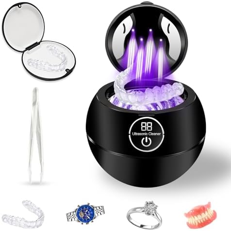 Amazon.com : Ultrasonic Retainer Cleaner 42kHz, 180ml Retainer Cleaner