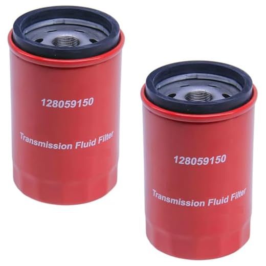 TAITURN 2 Pack of 128059150 Premium High-Efficiency Spin-On Transmission Fluid Filter Fits 2001-2019 Allison 1000/2000 Series Transmissions Chevy/GMC 2500 350