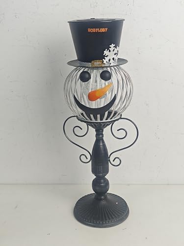 Lampe de table solaire bonhomme de neige étanche pour décoration de jardin - 7