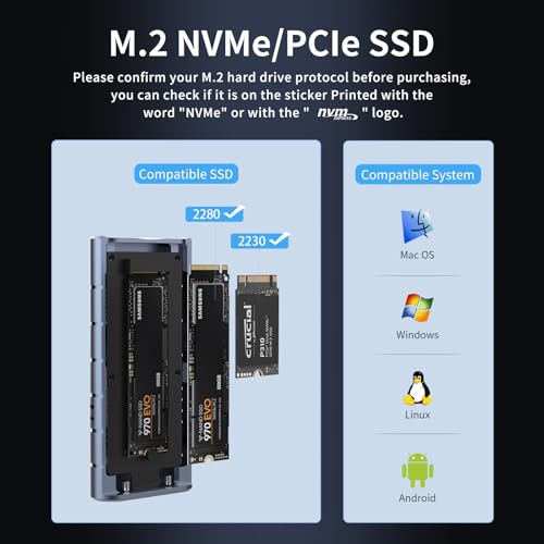 Image of GODO 40Gbps M.2 NVMe SSD Enclosure