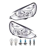Scheinwerfer links EISENFELS Set 106564773 erstellt mit Scheinwerfer links und rechts + OSRAM COOL BLUE INTENSE H1 H7 Leuchtmittel kompatibel mit S-Max WA6 Galaxy