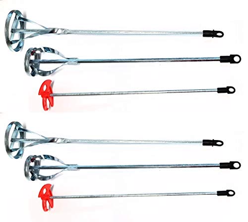 Farbmischer 3er Set Farbrührer Mörtelrührer Mörtelmixer Quirl