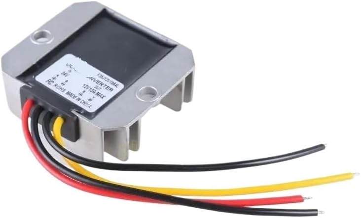Q5WA Truck Power Reducer 24V to 12V 10A/20A Aluminum Housing Power Step Down Adapter for 12V Car Fan Led Light Speakers(10A)