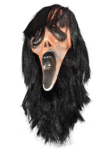 Image of BookMyCostume Scary Face Mask Collection | Horror Ghost, Skeleton, Devil & Dracula Vampire, Bearded Horror | Spooky Mask for Halloween & Theme Parties | Adults