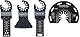 Set mit 4 Multitool-Klingen
