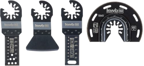 Lot de 4 lames multi-outils pour couper sans effort dans les angles d'accès difficile - 3