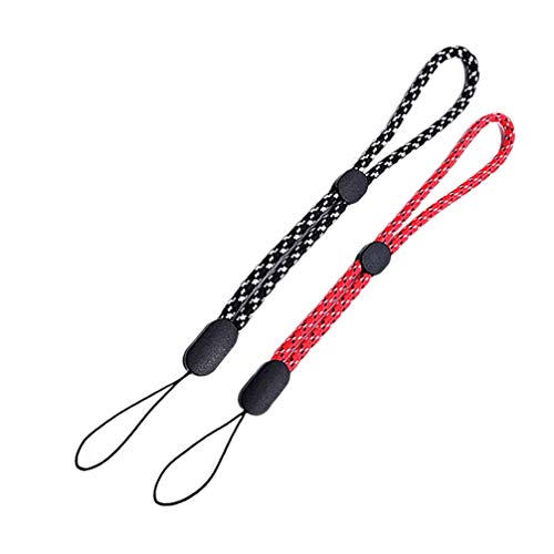 Hemobllo 2 peças de alça ajustável – cordão de pulso para celular, câmera, pen drive USB (cor aleató