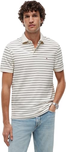 Image of Tommy Hilfiger Men's 1985 Regular Polo Mw0Mw17770, White, L