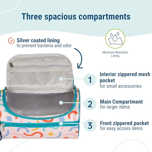 Image of Wildkin Toiletry Bag for Boys and Girls, Ideal for School, Weekend, or Overnight Travel