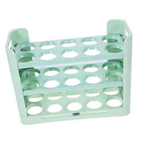 WHAMVOX 冷蔵庫ドア用収納棚 卵収納ボックス 多設計 プラスチック製 薄型 大容量 取っ手付き 冷蔵庫のサイドドアにフィット