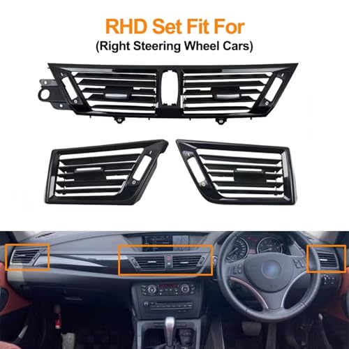 Rejillas de ventilación de coche central delantera RHD para X1 E84 2010-2015 panel 64229258354 2