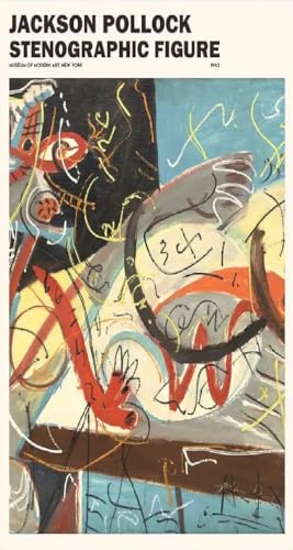 Toile Jackson Pollock Figure Stenographique pour habiller un grand mur vide
