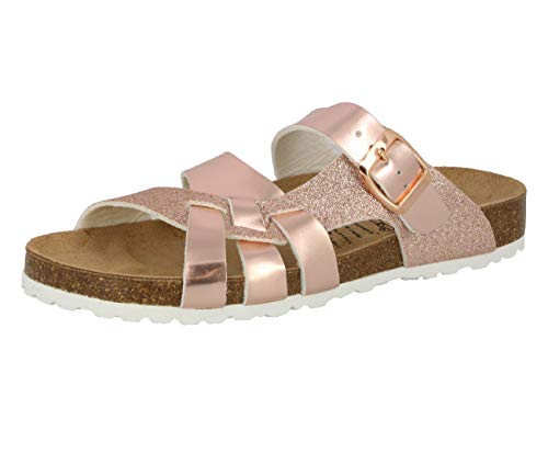 Lico Bioline Latino Damen Pantoletten, Rose, 39 EU