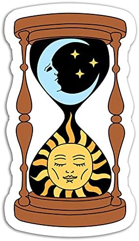 Sun Sticker Moon Waterbottle Al sold out. Hourglass Stickers Dealing full price reduction