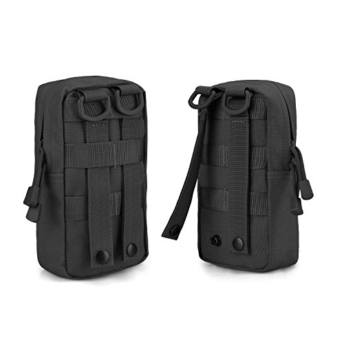 G4Free 2 x Small Tactical Molle Bags Compact Belt Bag Practical Utility Pouch Multifunctional Bum Bag Bag Outdoor Sports Cycling Hiking Equipment - Image 5