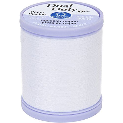 Hilo Coats Dual Duty XP Paper Piecing 225 yd Blanco miniatura 1