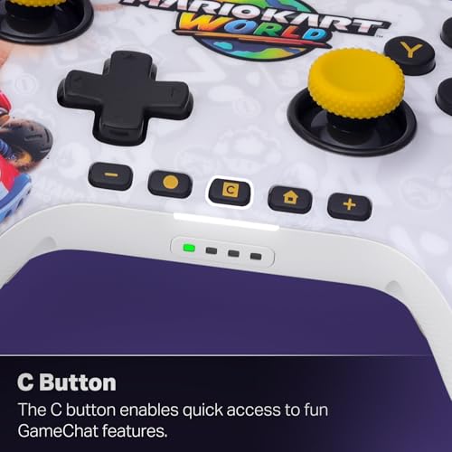 Image of PowerA Advantage Wireless Controller for Nintendo Switch 2 - Mario Kart World, Officially Licensed, Hall Effects, Mappable Buttons, Pro Controller, C Button, Motion Controls