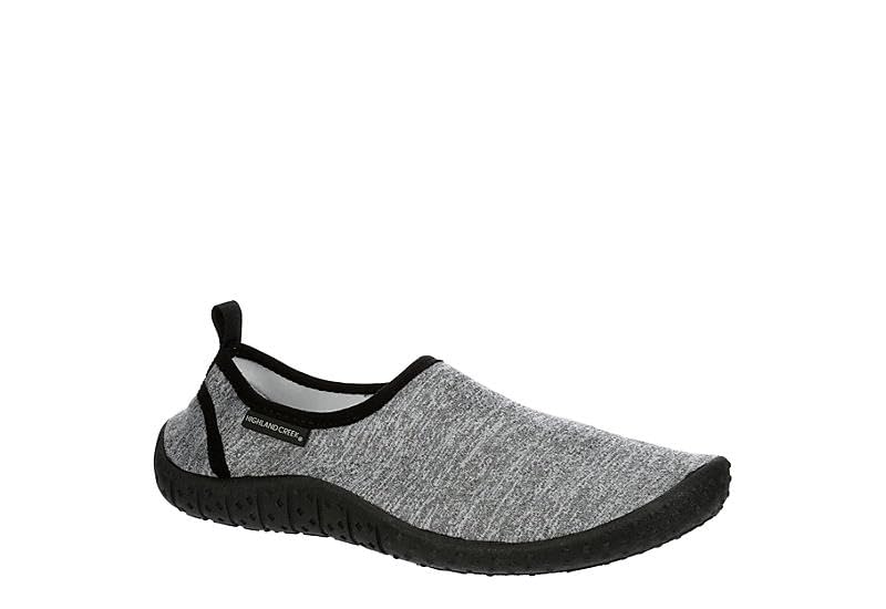 Highland Creek Hawaii - Women's Slip-On Aqua Sock Water Swim Shoes Grey, Size 8.0 Medium Width