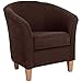 Produktbild Max Winzer Sessel Livia Veloursstoff braun, 2899-1100-2051701-F01, 70 x 70 x 74 cm