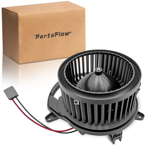 Image of PartsFlow HVAC Blower Motor Fan Assembly W /Wheel Compatible With 2019-2023 Cadillac Escalade /Chevrolet Silverado Suburban Tahoe /GMC Sierra 1500 Yukon 84861776 84152567
