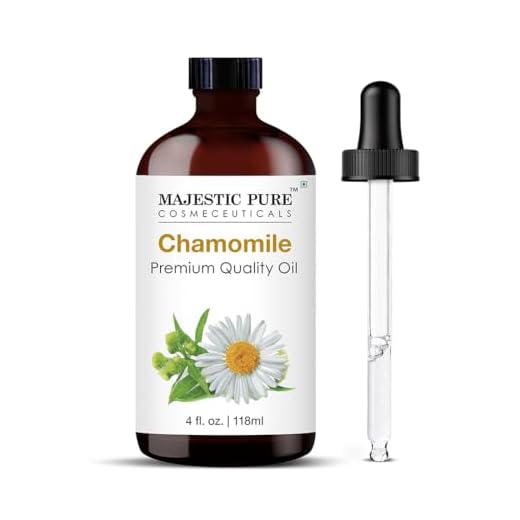 MAJESTIC PURE Chamomile Oil Premium Quality, 4 Fl Oz