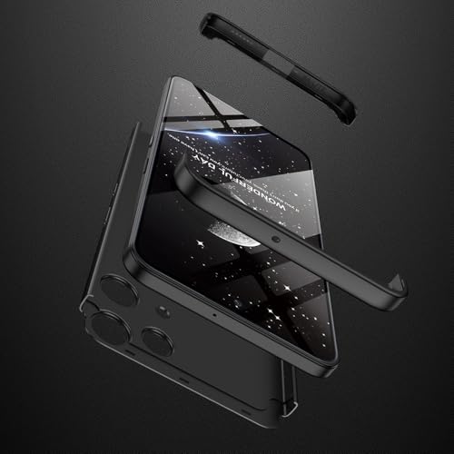 Image of Kapa Double Dip Full 360 Protection Back Case Cover for Nothing Phone 3A LITE (Black)