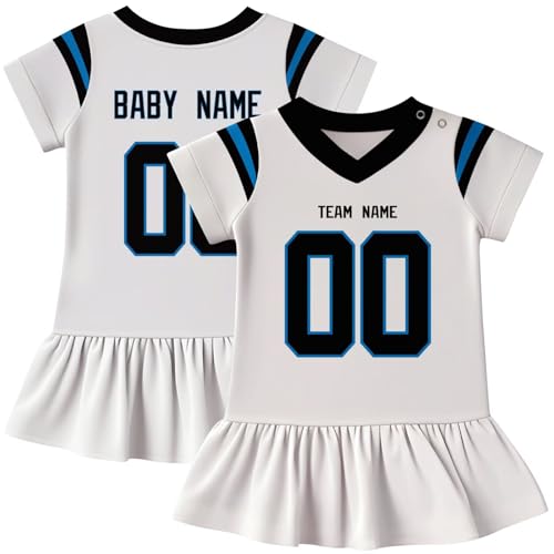 Image of KREDE Baby Clothes Unisex Bodysuit Jersey Style Custom Name Number for Baby Boys