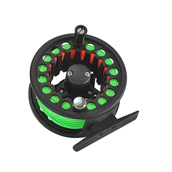 ZOUBAA Carrete de Pesca 2 1BB, Carrete de Pesca con Mosca de cenador Grande, Carrete de Pesca con Mosca de aleación de Aluminio mecanizado CNC Ligero con línea