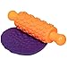 READY 2 LEARN Paint and Dough Texture Rollers | Set of 4 | Patterned Rolling Pins for Kids | Play Dough Accessories and Art Tools