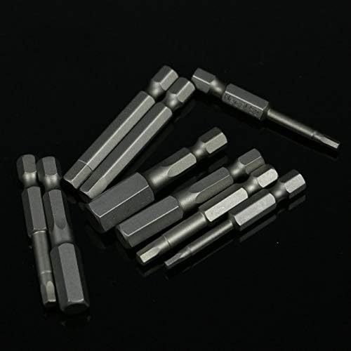 Screwdriver 100pcs 50mm 1/4 Inch Hex Shank Magnetic Hex Head Screwdriver Bits Electric Driver Bits Hand Tools Screwdriver Drill Bit S2 - (Color: 2.0mm)