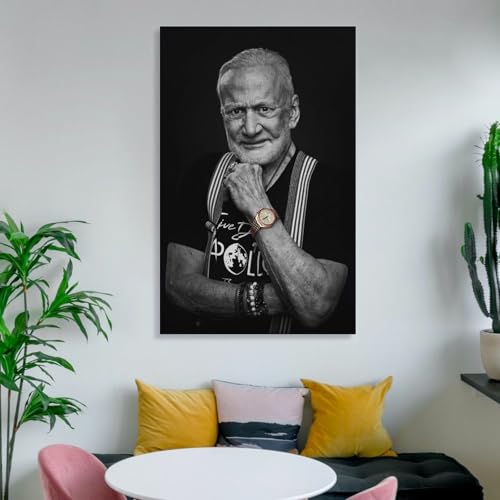 Buzz Aldrin poster toile de qualité supérieure décoration d'intérieur 60x90cm - 6