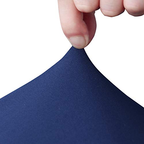 Box Spring Cover Twin Size with Smooth and Elastic Woven Material, Alternates for Bed Skirt, Wrinkle & Fading Resistant, Washable, Dustproof, Navy