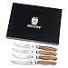 Mercer Culinary Olive Wood 4-Piece Steak Knife Set