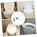 Uonlytech 2pcs Toilet Tank Drain Chain Handle Kit Flush Repair Tools Valves Leak Toilet Valve Assembly Flapper Accessories Home Toilet Dumpling Drains White Pom Household Products Single Row
