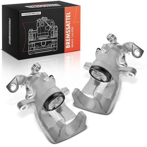Frankberg 2x Bremssattel Bremszange Hinten Links Rechts Aluminium Kompatibel mit Astra G Astra H Combo Kasten/Kombi/Tour Meriva Zafira A Replace# 93168712