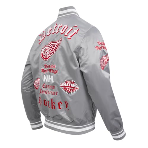 Image of Pro Standard Mens NHL Old English Satin Jacket