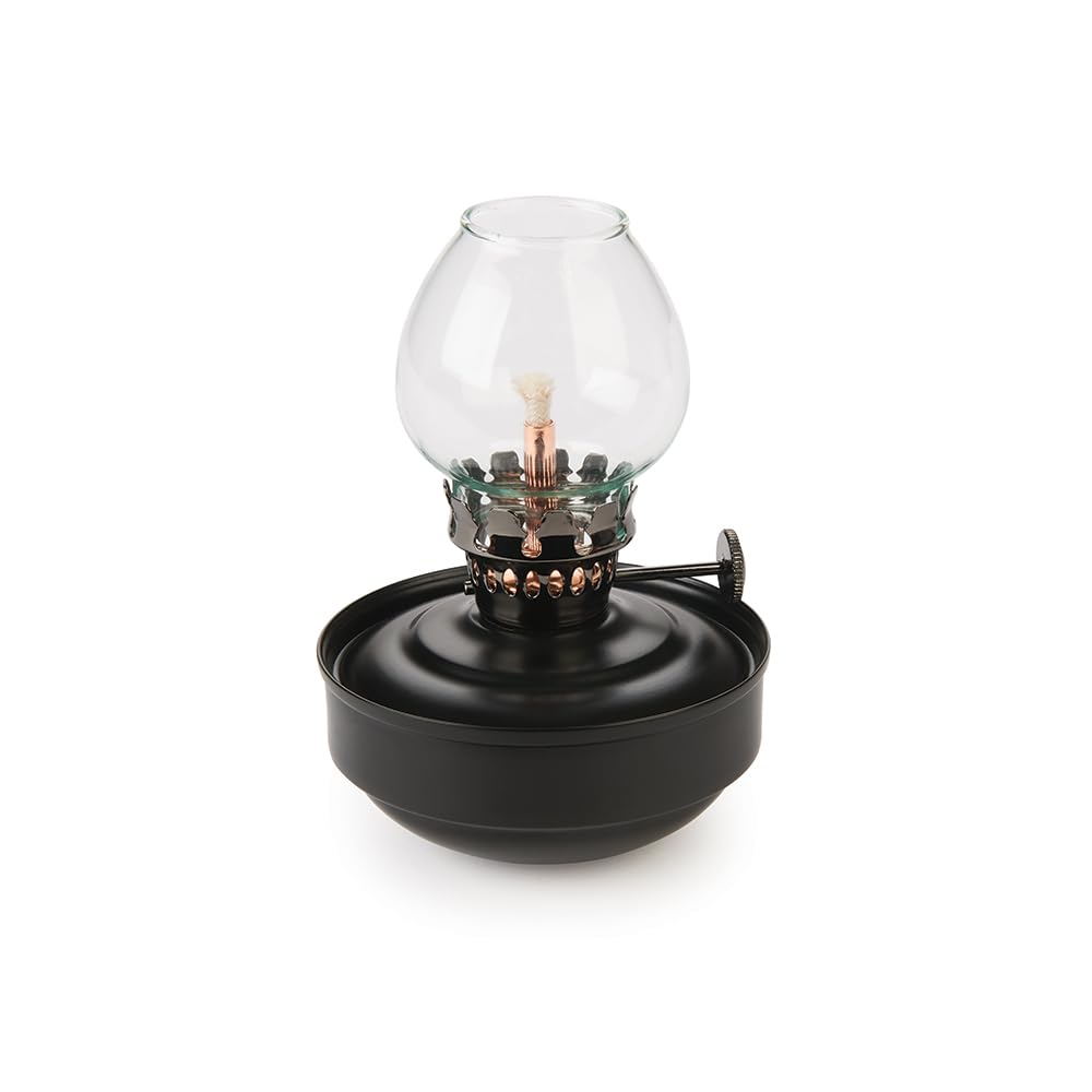 Woodriver Oil Lamp Project Kit Painted Black And Black Chrome