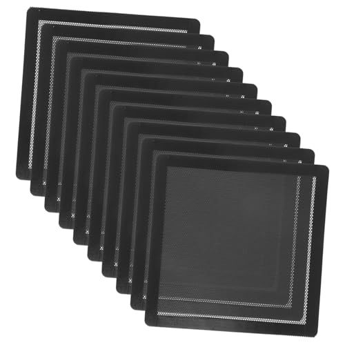 HONMEET 10 piezas Filtro Antipolvo para Ventilador PC Cubierta de Malla PVC Duradera Reduce Ruido y Protege Componentes Compatible con Cajas de Ordenador y Unidades de Aire Acondicionado