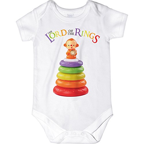 CarefreeTees Lord of The [Stacking] Rings Cute Baby Parody Bodysuit or Tee-Shirt
