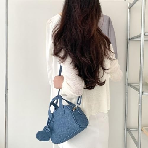 Women Denims Bag Top Handle Handbag Fashion Large Capacity Shoulder Bag Casual Bag Crossbody Bag for Daily4