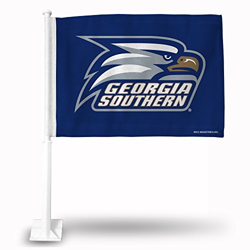 Rico Industries NCAA Rico Industries Georgia Southern Eagles Blue Double Sided Double Sided Car Flag - 16