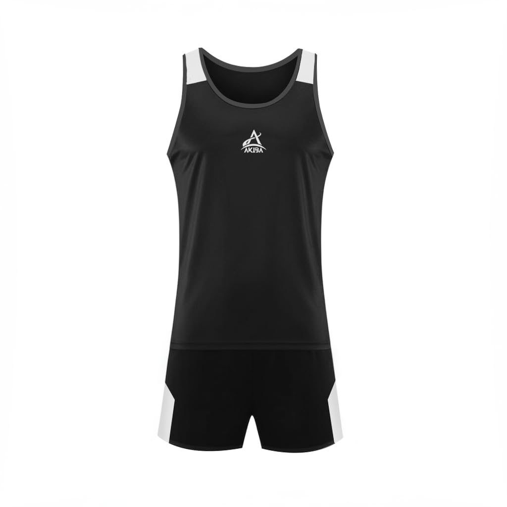 Athletic Breathable Lightweight Running kit/Dress/Vest/T-Shirt with Short For Gym/Yoga/Volleyball/Tennis/Cycling/Batminton/Fitness inner Wear For Men/Women-image-33