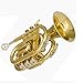 Student Brass Trumpet Palm Size Portable Trumpet B-flat Cornet Brass Instrument