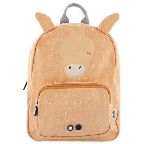 Sac à dos enfants Trixie Mrs. Giraffe orange pour l'école maternelle et les sorties