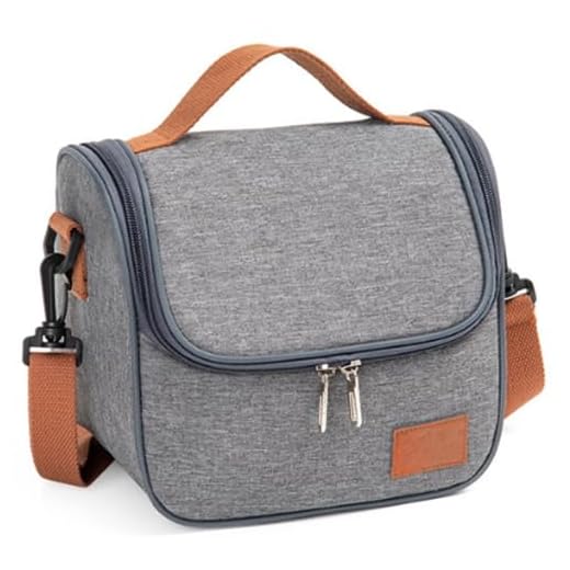 Bolsa Termica Porta Alimentos De 7lt. Bolsa Comida con correa desmontable. Nevera Portatil Plegable. Bolsa Isotermica infantil Para Playa, Trabajo Y Oficina.