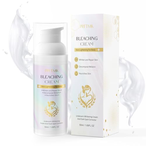 Skin Bleaching Cream - Vitamin C Dark Spot Remover for Underarms, Knees, Elbows & Bikini Line/whitening cream/skin bleach (50ml/1.69FL.OZ)