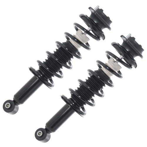 Image of Detroit Axle - 6pc Struts Sway Bars for 2010 2011 2012 Subaru Legacy, 4 Front Rear Struts with Coil Springs 2 Front Sway Bar End Links Replacement Suspension Kit